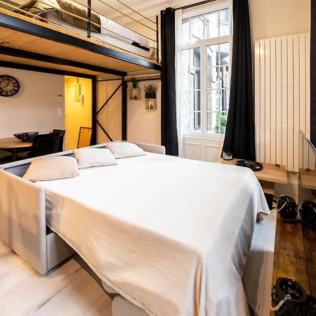 公寓 Le Chateau Senard, Cosy 23 M2 Au Calme Proche Gare - 3 Min